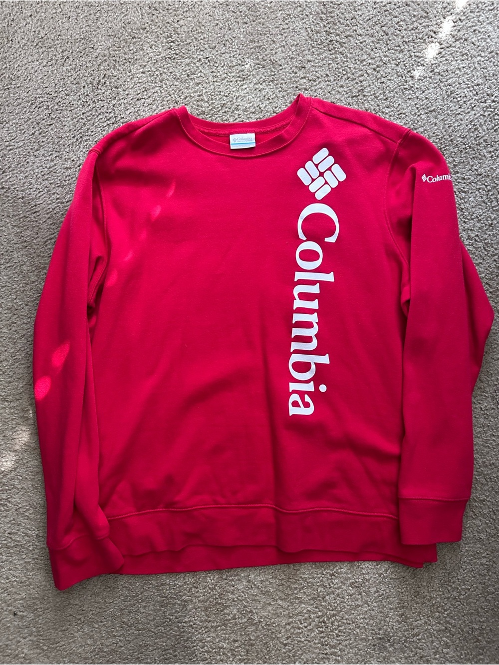 Columbia Red Crewneck Sweatshirt